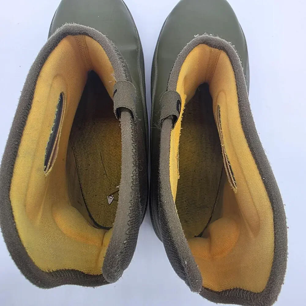 Jordan Rain Boots Kids 3Y Green Waterproof Pull On Mid Calf FB9918-200